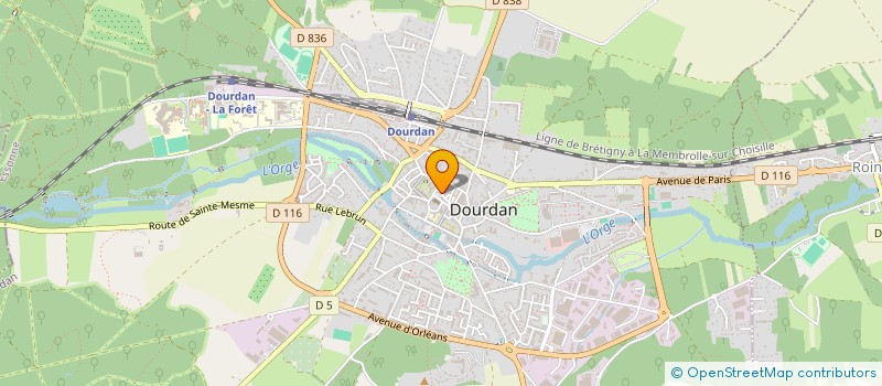 localisation de l'entreprise COMAIPAL à DOURDAN