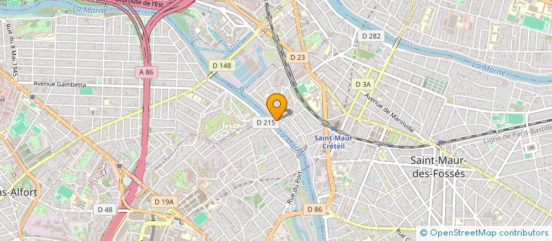 localisation de l'entreprise COMAJE à SAINT-MAUR-DES-FOSSES