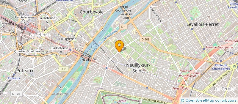 localisation de l'entreprise COMAJUMI à NEUILLY-SUR-SEINE