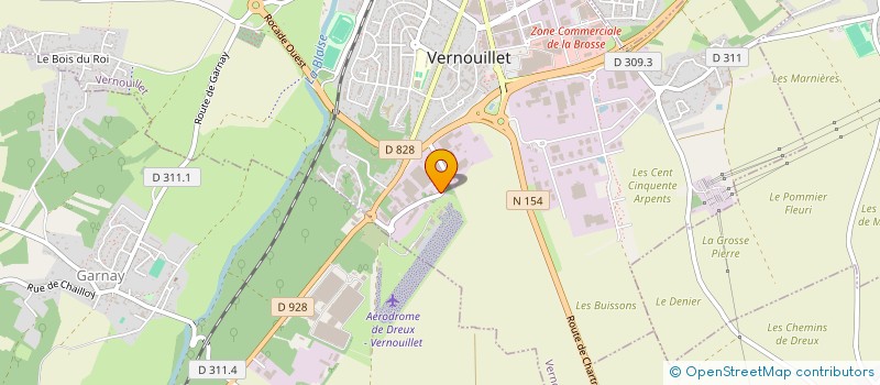 localisation de l'entreprise COMALDIS à VERNOUILLET