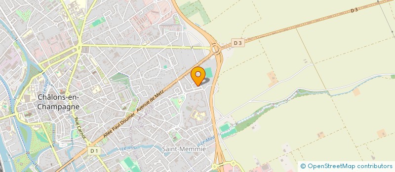 localisation de l'entreprise COMALI  SAINT-MEMMIE