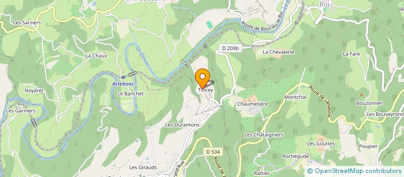 localisation de l'entreprise COMANAJ  ARLEBOSC