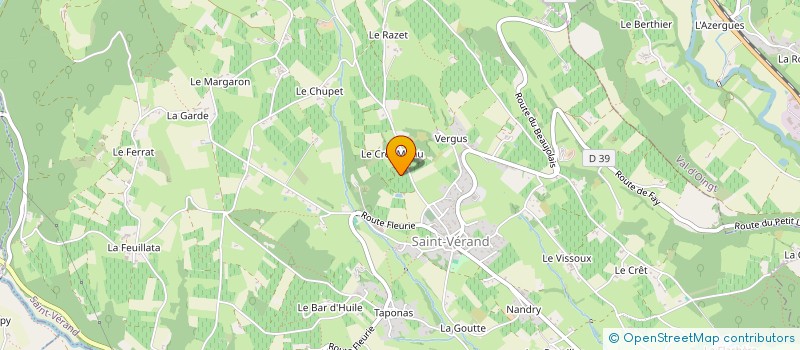 localisation de l'entreprise COMANCHE  SAINT-VERAND