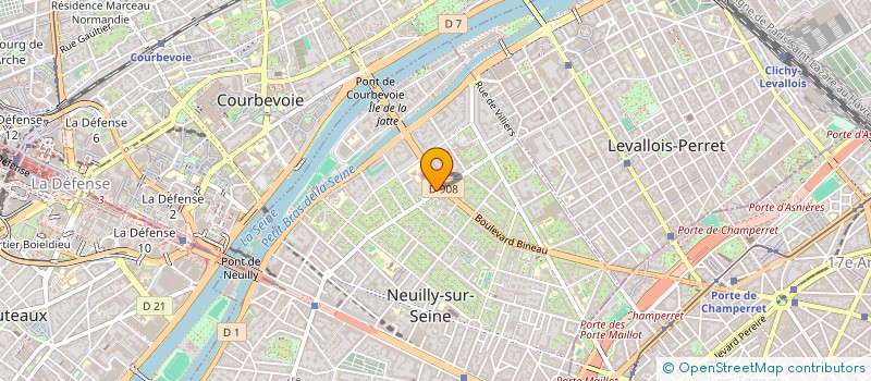localisation de l'entreprise COMANDOFIRME à NEUILLY-SUR-SEINE