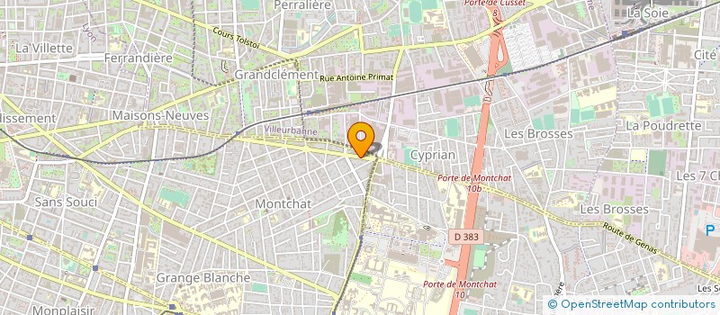 localisation de l'entreprise COMAP à LYON