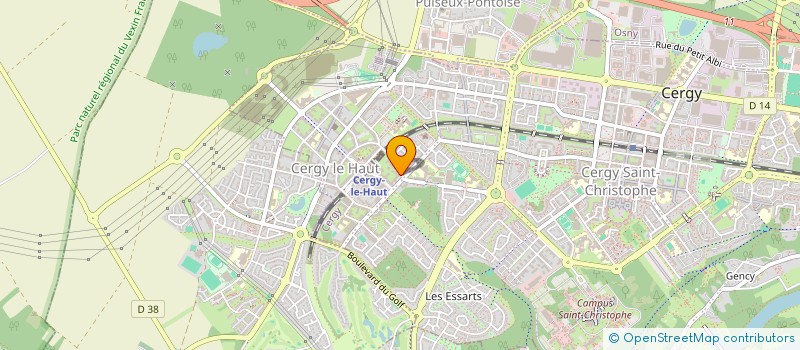 localisation de l'entreprise COMAP CONSULTING  CERGY