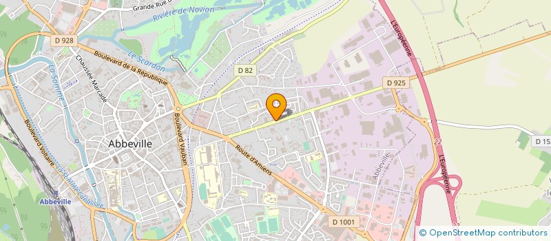localisation de l'entreprise COMAP INDUSTRIES à ABBEVILLE