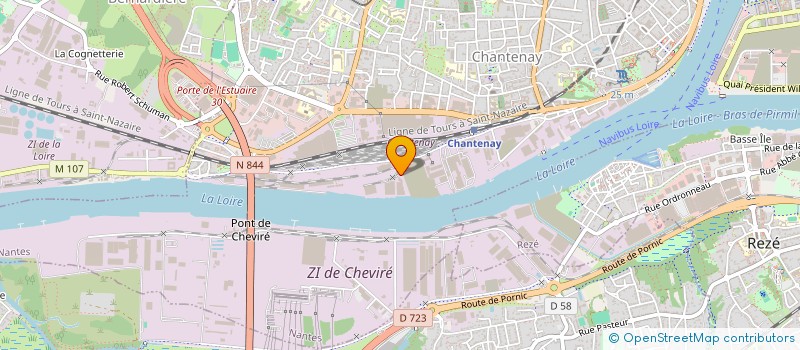 localisation de l'entreprise COMAPARIS  NANTES