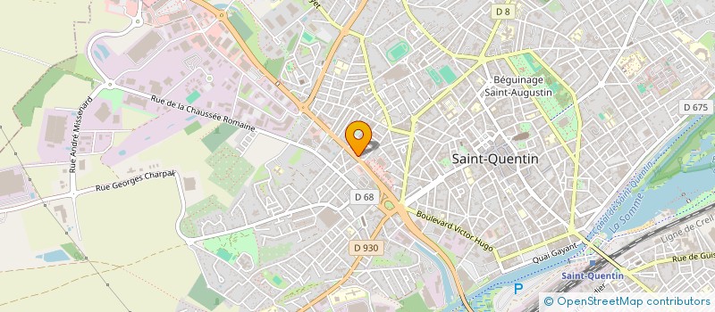 localisation de l'entreprise COMAPI à SAINT-QUENTIN