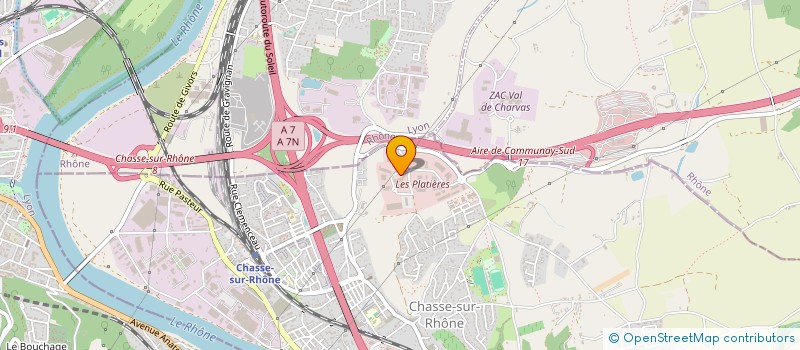 localisation de l'entreprise COMAPLEX à CHASSE-SUR-RHONE