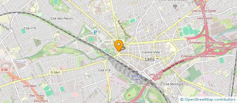 localisation de l'entreprise COMAPRIM à LENS