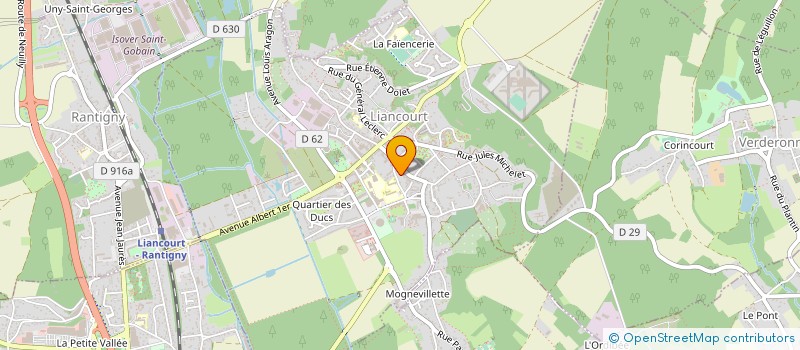 localisation de l'entreprise COMAPRIM SARL à LIANCOURT