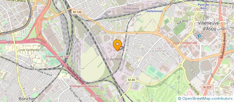 localisation de l'entreprise COMARCH à LEZENNES