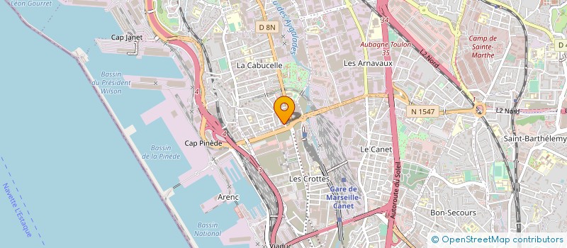 localisation de l'entreprise COMAREX FRANCE à MARSEILLE
