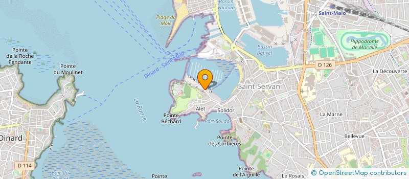 localisation de l'entreprise COMARIN à SAINT-MALO