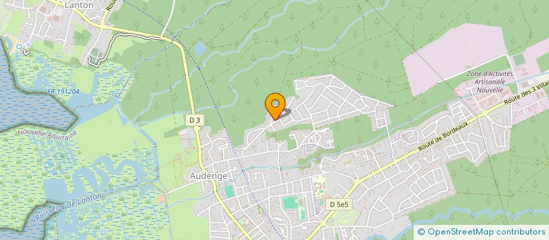 localisation de l'entreprise COMARO  AUDENGE