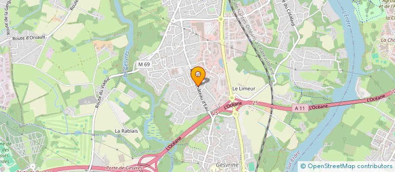 localisation de l'entreprise COMARQUE  LA CHAPELLE-SUR-ERDRE