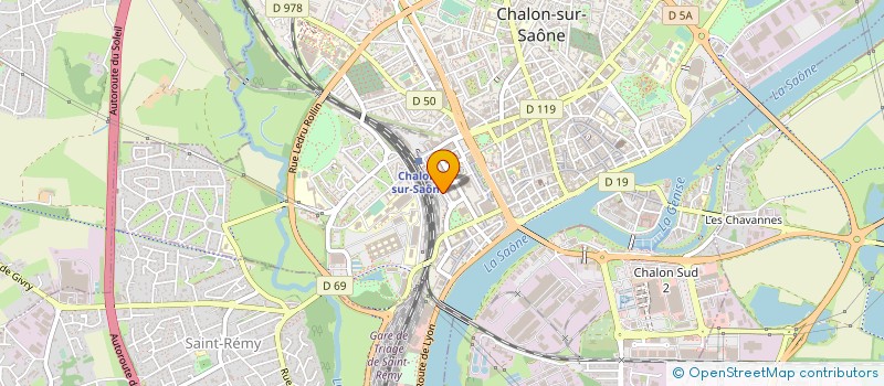 localisation de l'entreprise COMAS BERTOLINO à CHALON-SUR-SAONE