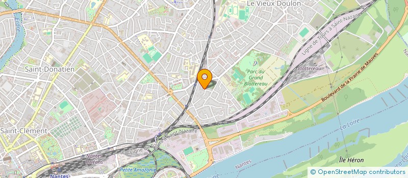 localisation de l'entreprise COMAS FINANCE à NANTES