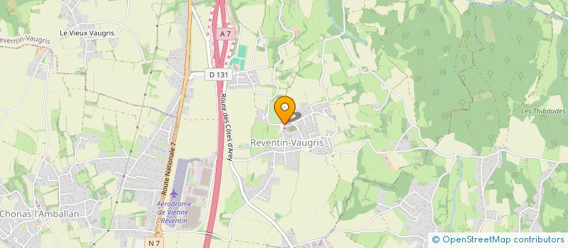 localisation de l'entreprise COMASI  REVENTIN-VAUGRIS