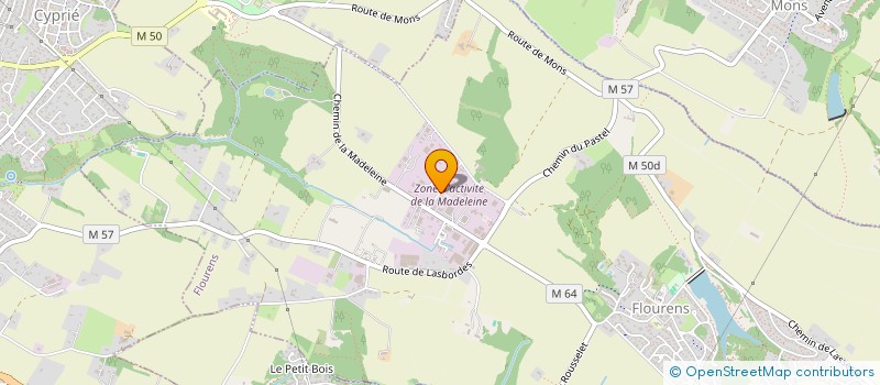 localisation de l'entreprise COMAT à FLOURENS