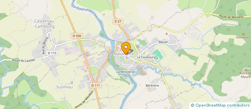 localisation de l'entreprise COMAT  NAVARRENX