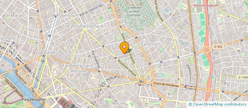 localisation de l'entreprise COMATEC à PARIS
