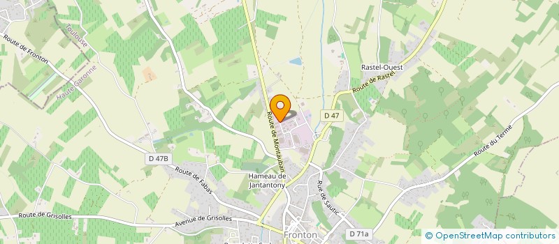 localisation de l'entreprise COMAU à FRONTON