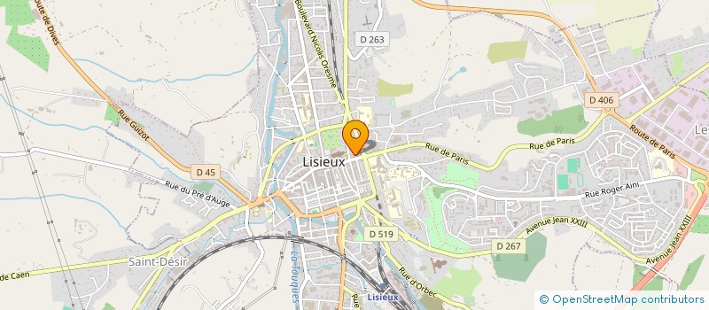 localisation de l'entreprise COMAUVIS  LISIEUX
