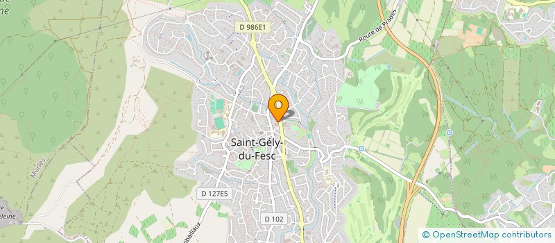 localisation de l'entreprise COMBACAL SARL à SAINT-GELY-DU-FESC