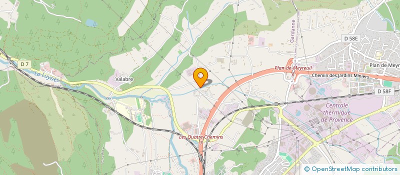 localisation de l'entreprise COMBACK à GARDANNE