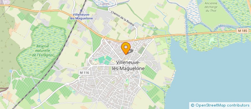 localisation de l'entreprise COMBAILLAUX CENTRE VILLAGE à VILLENEUVE-LES-MAGUELONE