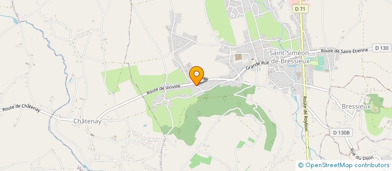 localisation de l'entreprise COMBALOT FRERES à SAINT-SIMEON-DE-BRESSIEUX