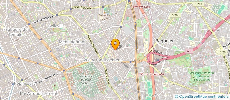 localisation de l'entreprise COMBALUZIER-STOLL ARCHITECTURE  PARIS