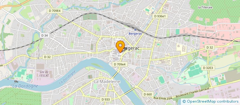 localisation de l'entreprise COMBAREL SARL à BERGERAC