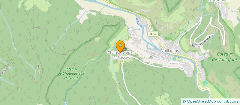 localisation de l'entreprise COMBARIS  CHATEAUVIEUX-LES-FOSSES