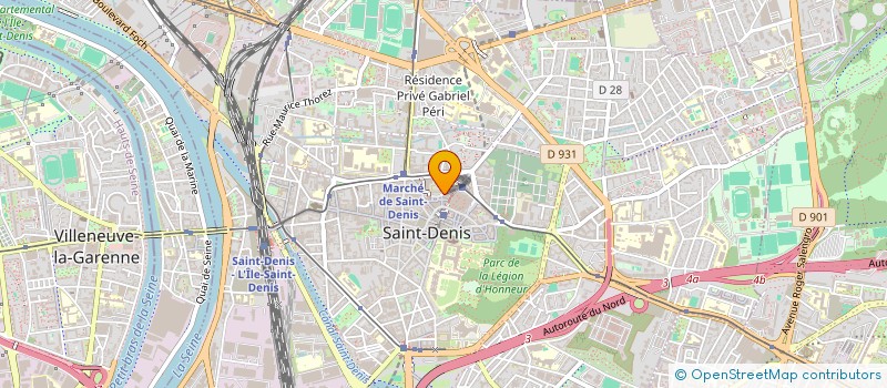 localisation de l'entreprise COMBAT FACE AU SIDA L'ASSOCIATION à SAINT-DENIS