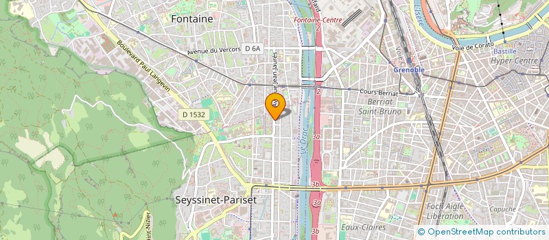 localisation de l'entreprise COMBAT ROCK  SEYSSINET-PARISET