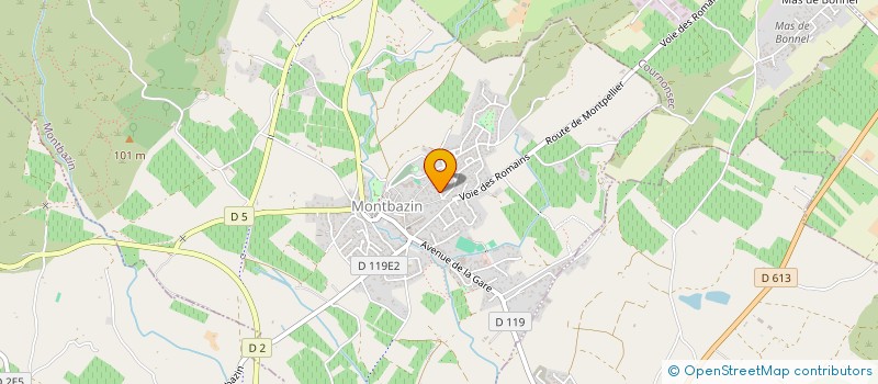 localisation de l'entreprise COMBAT ZONE TRAINING  MONTBAZIN