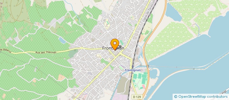 localisation de l'entreprise COMBATTANTS D'ALGERIE - TUNISIE - MAROC - SECTION DE FRONTIGNAN LA PEYRADE à FRONTIGNAN