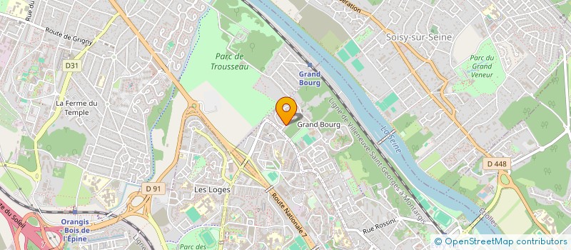 localisation de l'entreprise COMBATTRE L'AUTISME AUJOURD'HUI J.C. à EVRY-COURCOURONNES