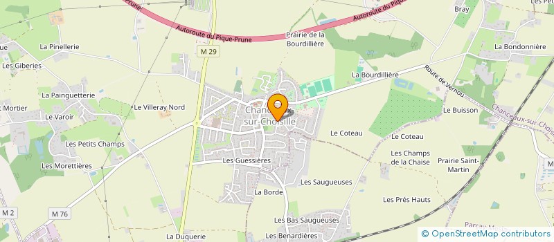 localisation de l'entreprise COMBATTRE LA PARALYSIE  LA MEMBROLLE-SUR-CHOISILLE