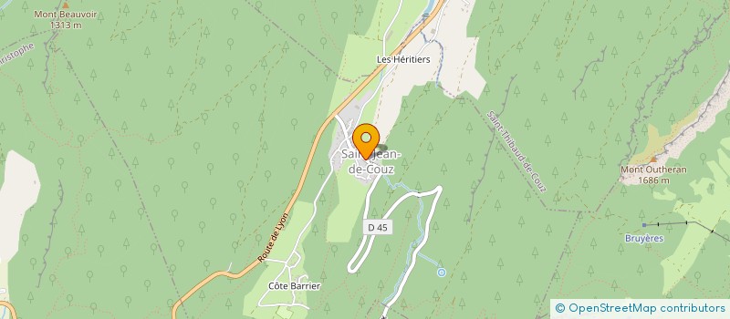 localisation de l'entreprise COMBAZ M.S  SAINT-JEAN-DE-COUZ