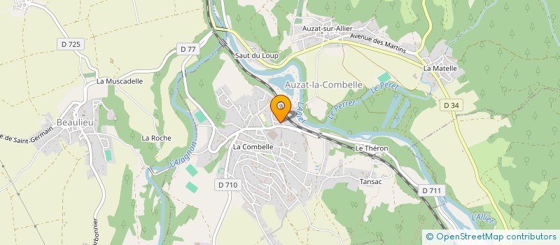 localisation de l'entreprise COMBE  AUZAT-LA-COMBELLE