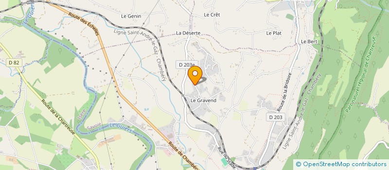 localisation de l'entreprise COMBE A. - COMBAZ D.  SAINT-BERON