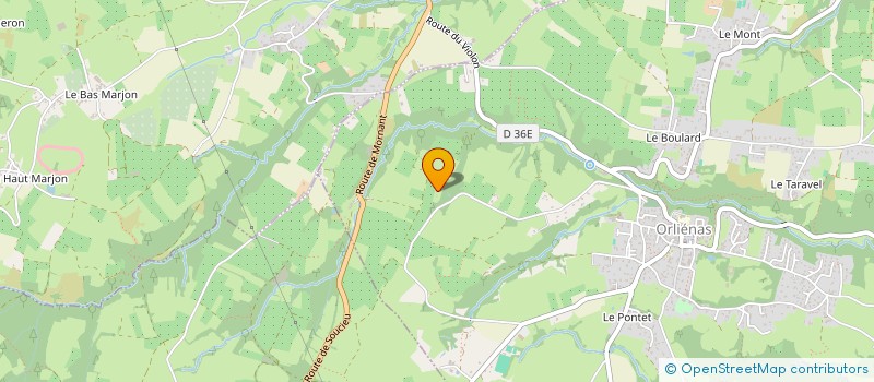 localisation de l'entreprise COMBE ABUS  ORLIENAS