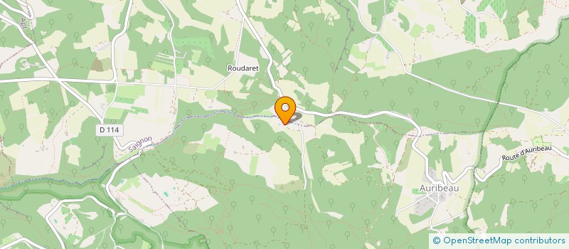 localisation de l'entreprise COMBE DE BADE-LUNE  AURIBEAU