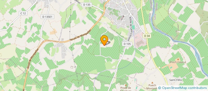 localisation de l'entreprise COMBE DE L'AUBE  BOISSERON