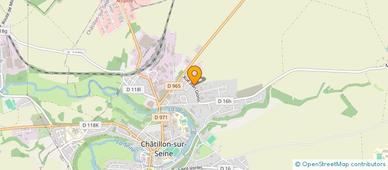 localisation de l'entreprise COMBE JEAN ROBERT  CHATILLON-SUR-SEINE