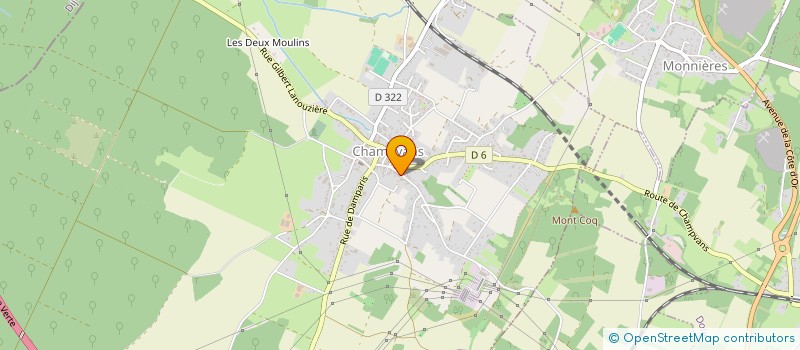 localisation de l'entreprise COMBE ROLAND SOCIETE CIVILE  MONNIERES